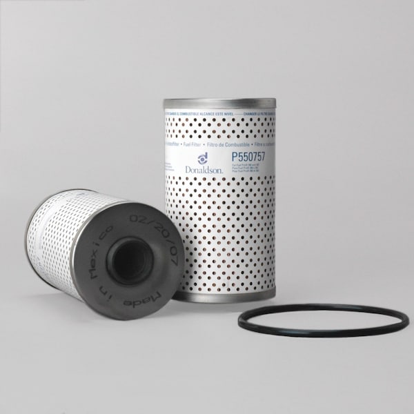 Donaldson Fuel Filter, Cartridge, Primary, Outer Dia 3.82 In. 97Mm Inner Dia 0.66 In. 17Mm 16 Micron P550757 - main